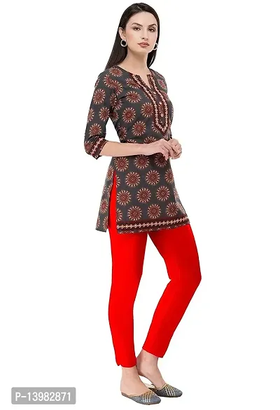 Comfort Lady Women's Kurti Pants with One Front Pocket